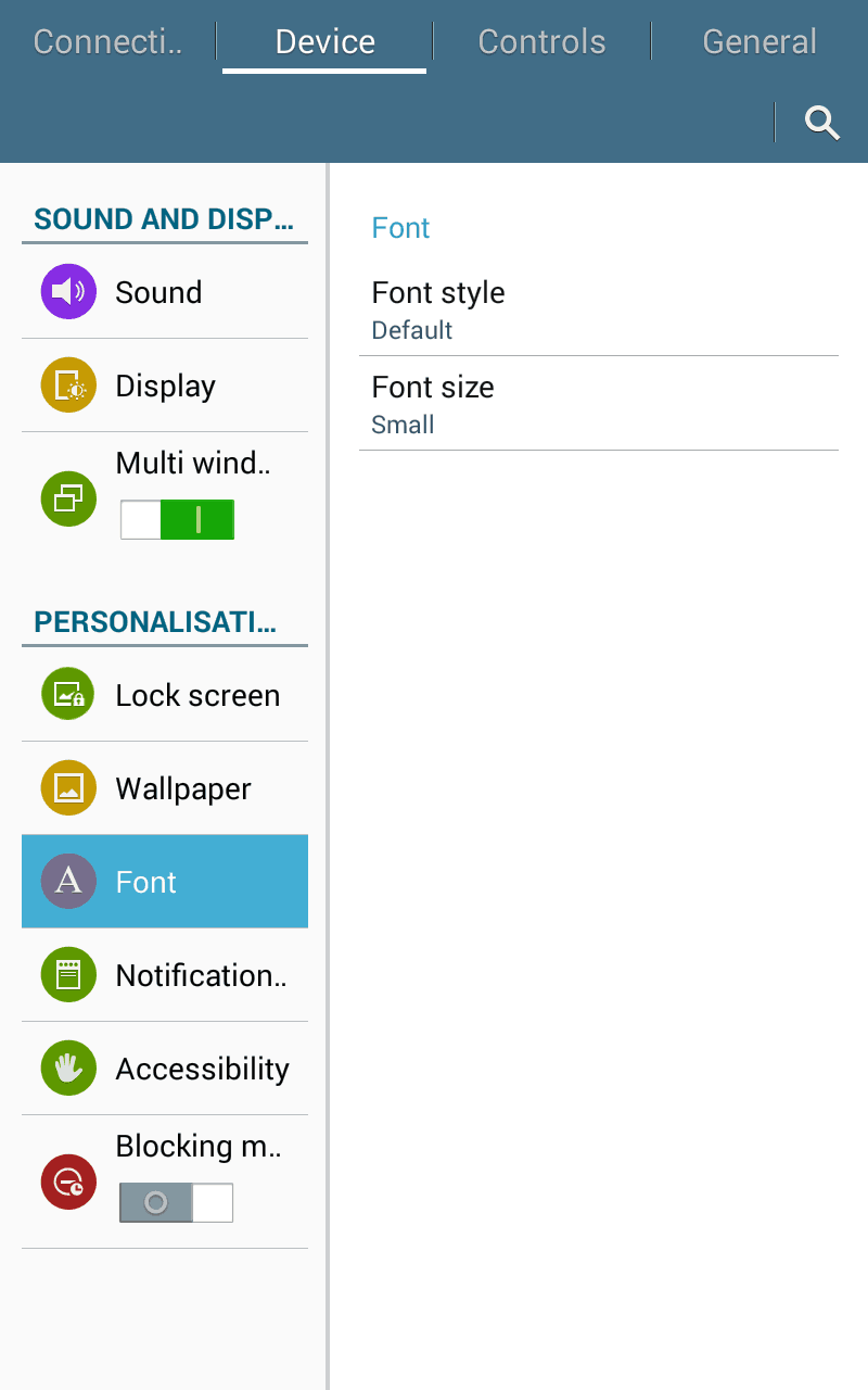 Bridge+More settings