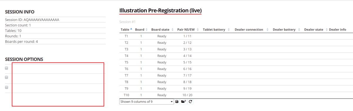pre-registration select todays game